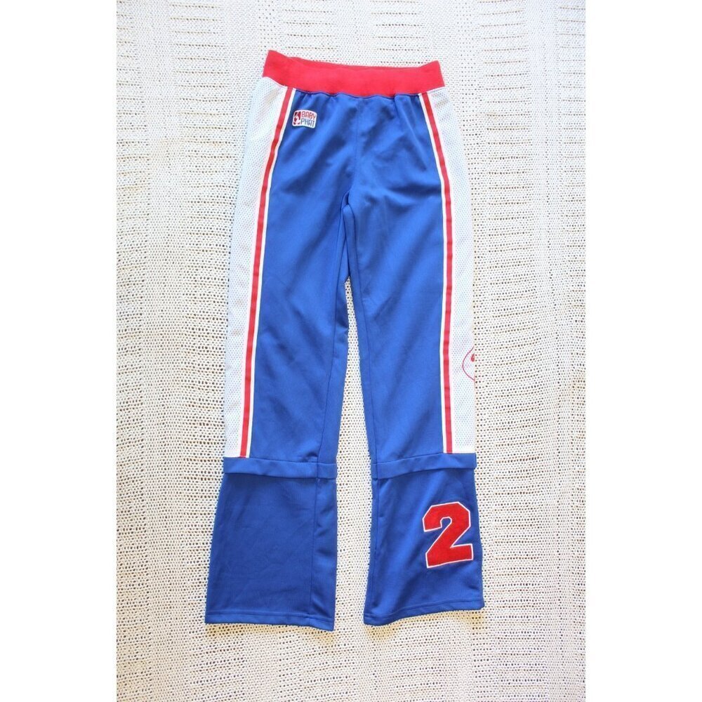 Baby Phat Girls Sweat Pants Size Large/12-14 Pull on Red Blue & white